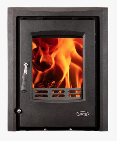 Atlantic Crest 7 Multi-Fuel Insert Stove - Matt Black