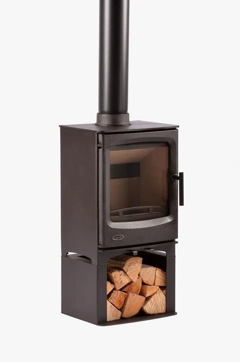 Atlantic Pearl 5 Wide Multi-Fuel Stove - Matt Black