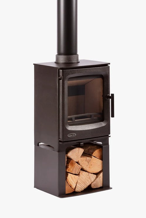 Atlantic Pearl 5 Multi-Fuel Stove - Matt Black