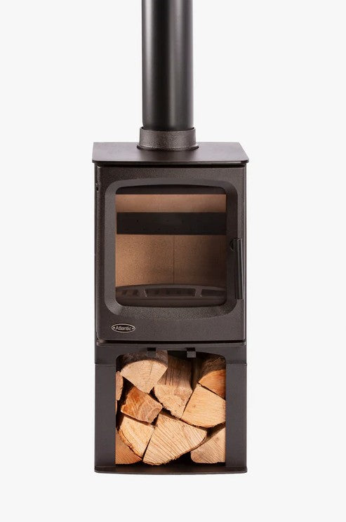 Atlantic Pearl 5 Multi-Fuel Stove - Matt Black