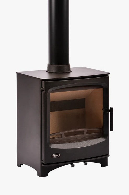 Atlantic Pearl 8 Multi-Fuel Stove - Matt Black