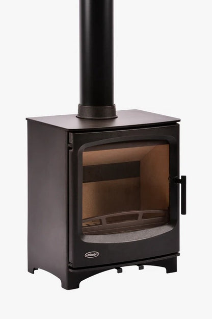 Atlantic Pearl 8 Multi-Fuel Stove - Matt Black