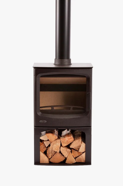 Atlantic Pearl 8 Multi-Fuel Stove - Matt Black