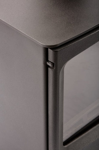 Atlantic Pearl 8 Multi-Fuel Stove - Matt Black