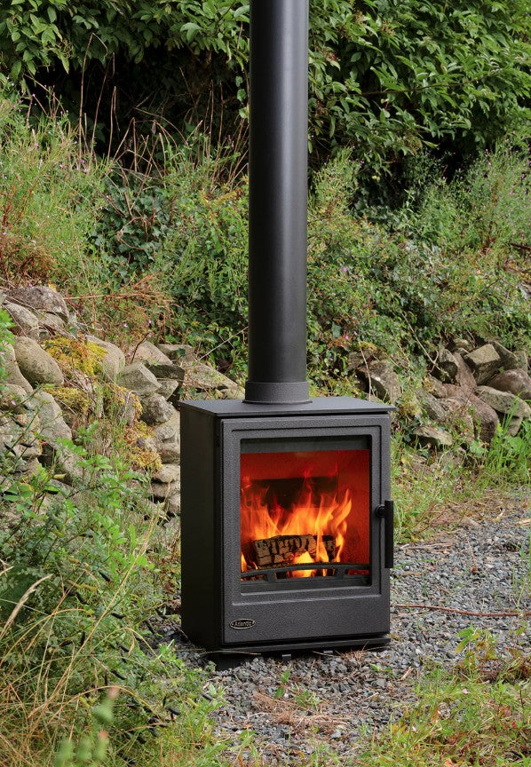 Atlantic Shore 5 Multi-Fuel Stove - Matt Black