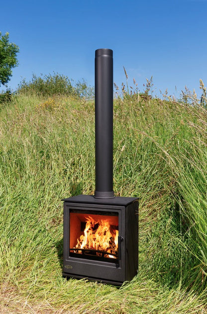 Atlantic Shore 7 Multi-Fuel Stove - Matt Black
