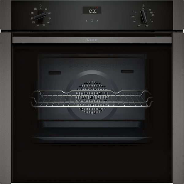 Neff B3ACE4AG3B Slide&Hide N50 Electric Oven - Graphite Grey