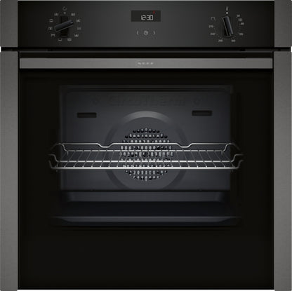Neff B3ACE4AG3B Slide&Hide N50 Electric Oven - Graphite Grey