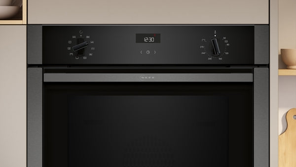 Neff B3ACE4AG3B Slide&Hide N50 Electric Oven - Graphite Grey