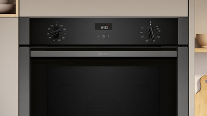 Neff B3ACE4AG3B Slide&Hide N50 Electric Oven - Graphite Grey