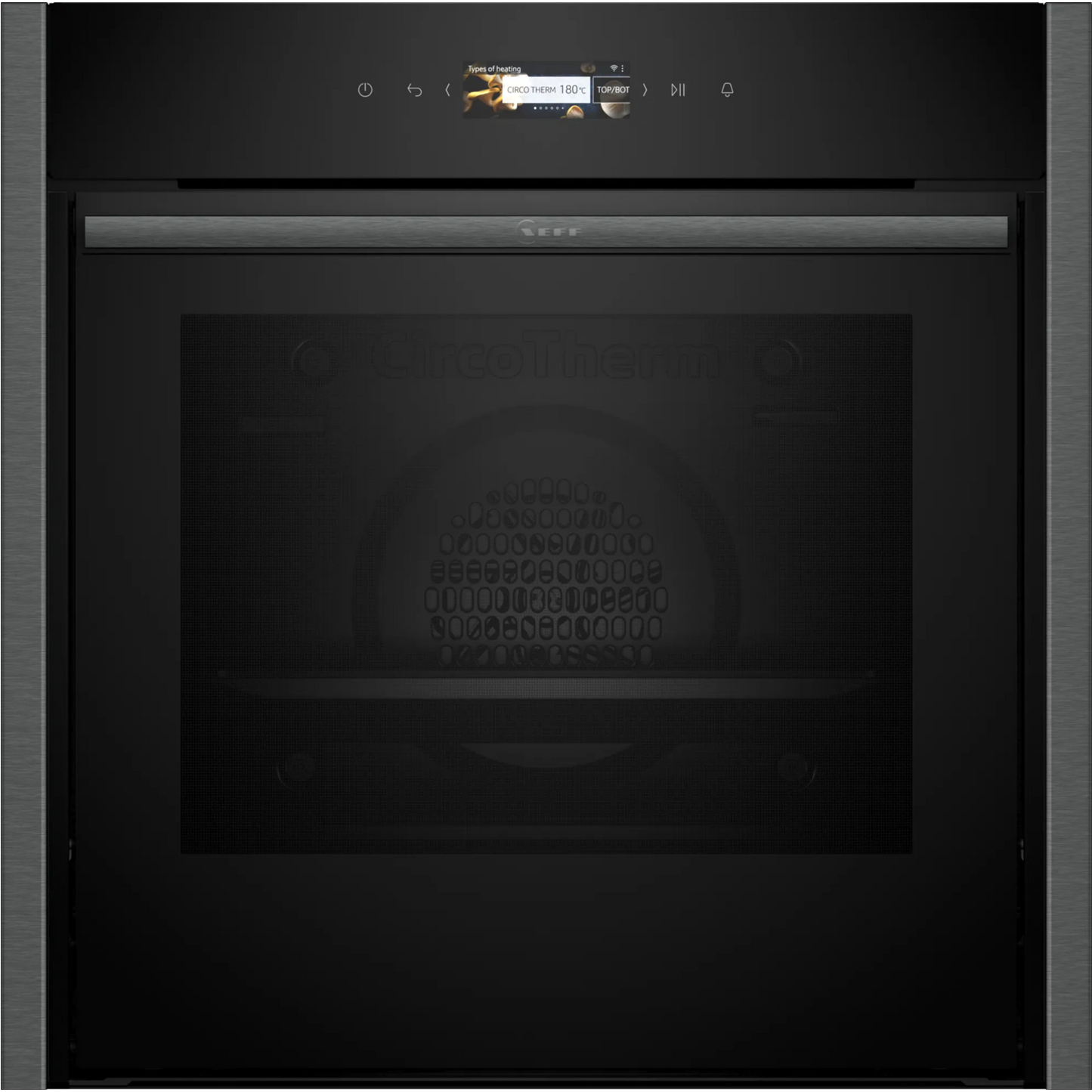 Neff B54CR71G0B N70  Slide and Hide Single Oven - Graphite Grey