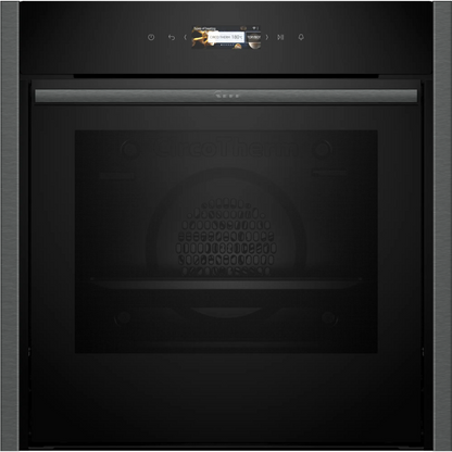 Neff B54CR71G0B N70  Slide and Hide Single Oven - Graphite Grey