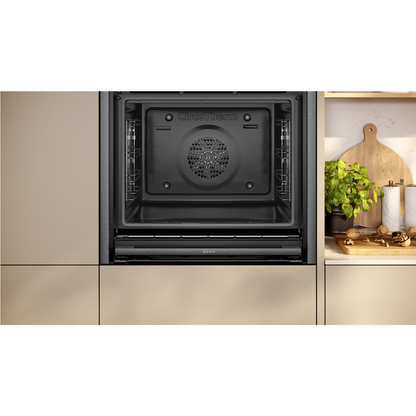 Neff B54CR71G0B N70  Slide and Hide Single Oven - Graphite Grey