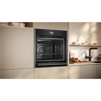 Neff B54CR71G0B N70  Slide and Hide Single Oven - Graphite Grey