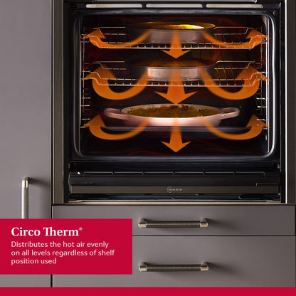 Neff B54CR71G0B N70  Slide and Hide Single Oven - Graphite Grey