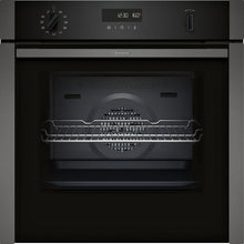 Neff B6ACH7AG7B N50 Slide and Hide Electric Single Oven - Graphite