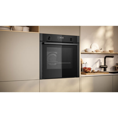 Neff B6ACH7AG7B N50 Slide and Hide Electric Single Oven - Graphite