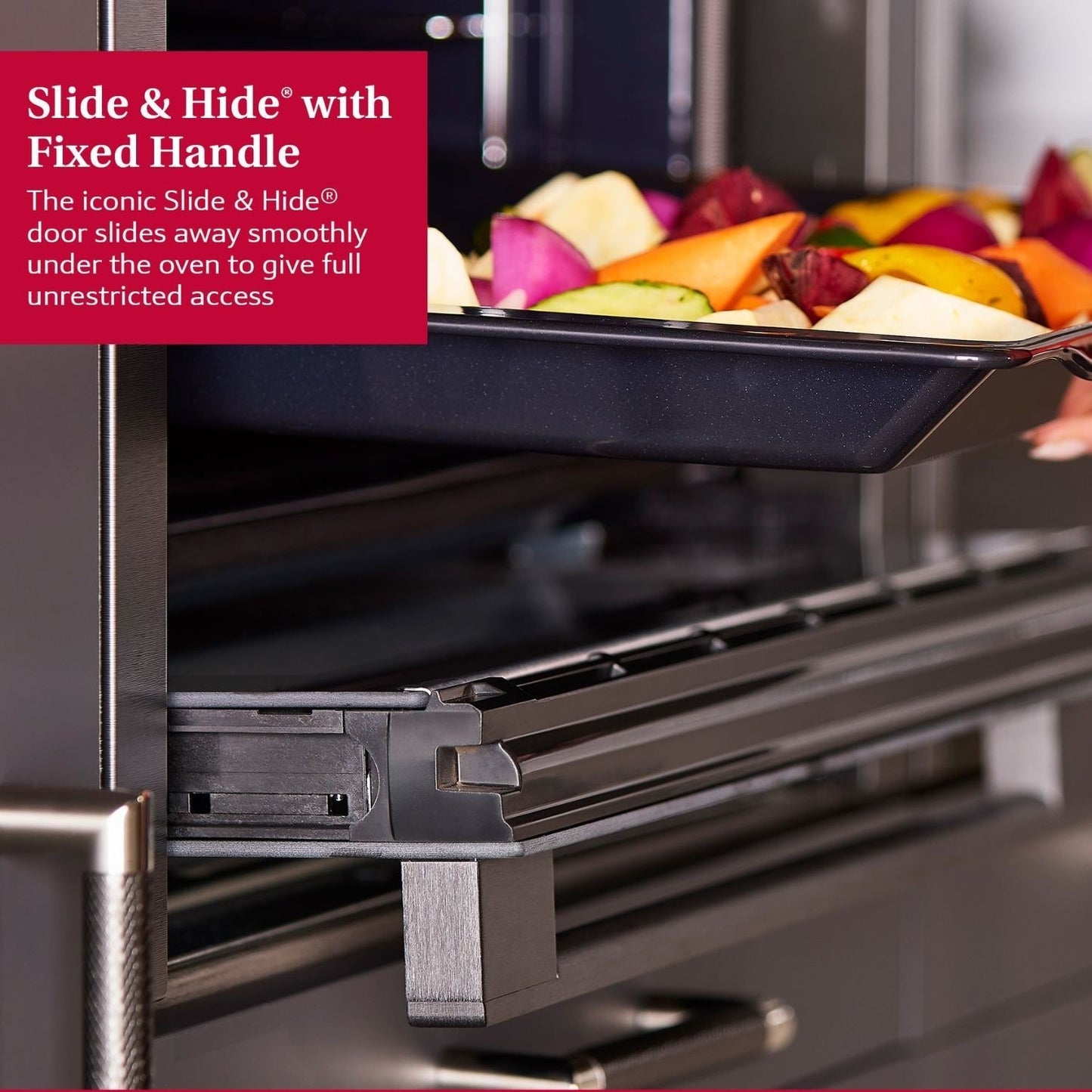 Neff B6ACH7AG7B N50 Slide and Hide Electric Single Oven - Graphite