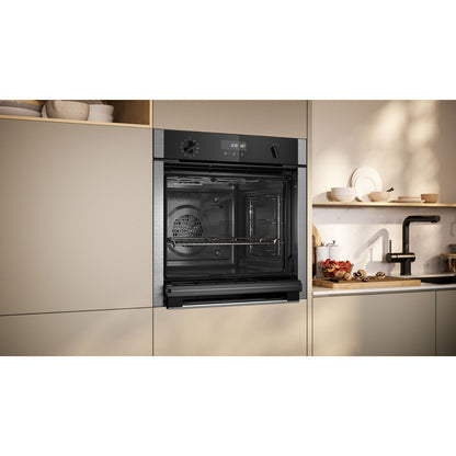 Neff B6ACH7AN7B N50 Slide and Hide Electric Single Oven - Stainless Steel