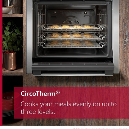 Neff B6ACH7AN7B N50 Slide and Hide Electric Single Oven - Stainless Steel