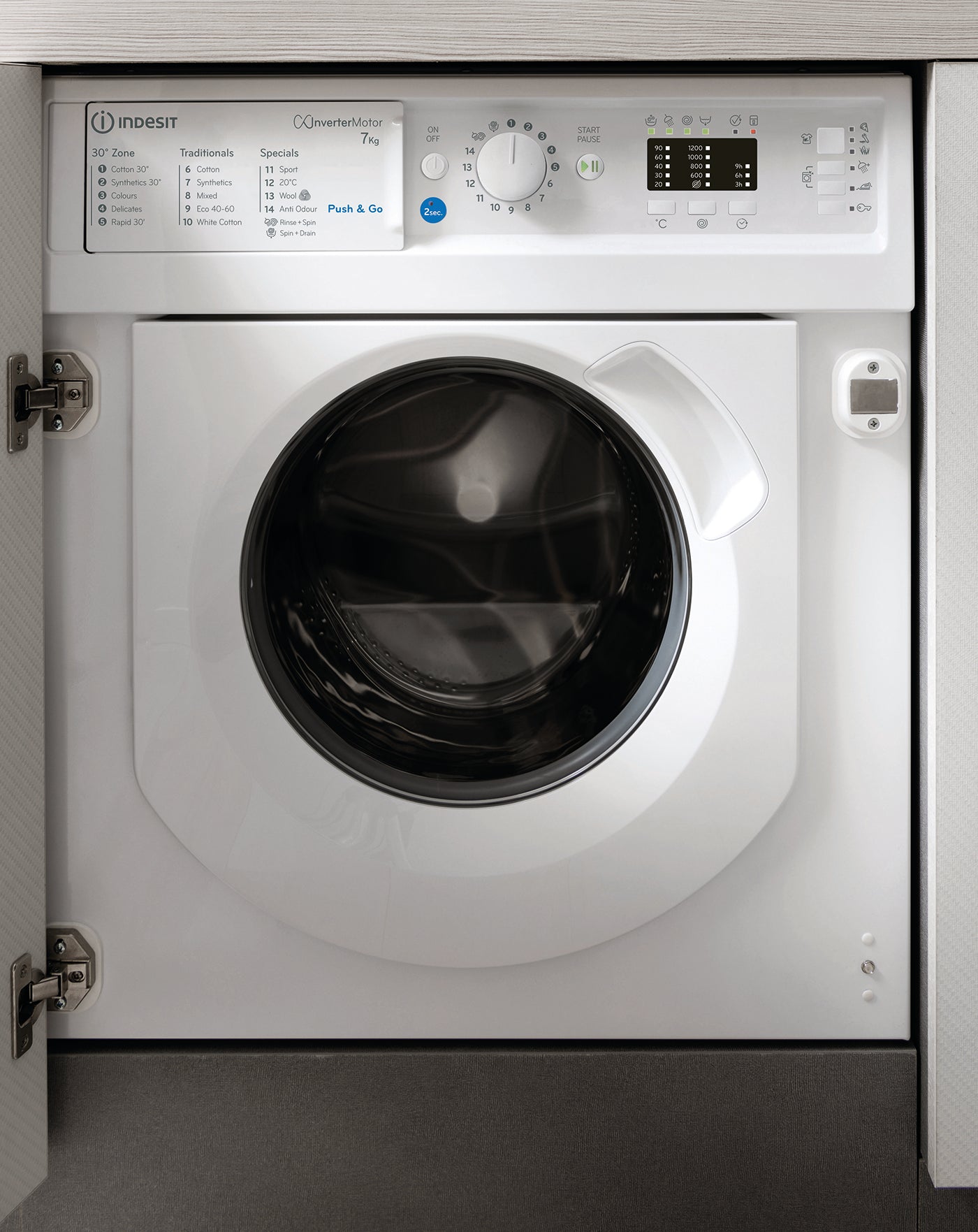 Indesit BI WMIL 71252 UK N Integrated Washing Machine - White