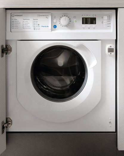 Indesit BI WMIL 71252 UK N Integrated Washing Machine - White