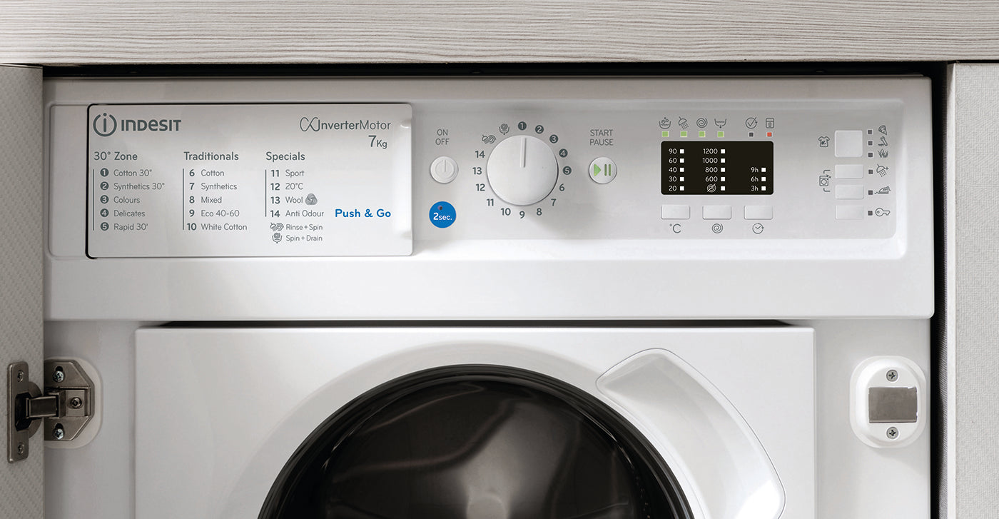 Indesit BI WMIL 71252 UK N Integrated Washing Machine - White
