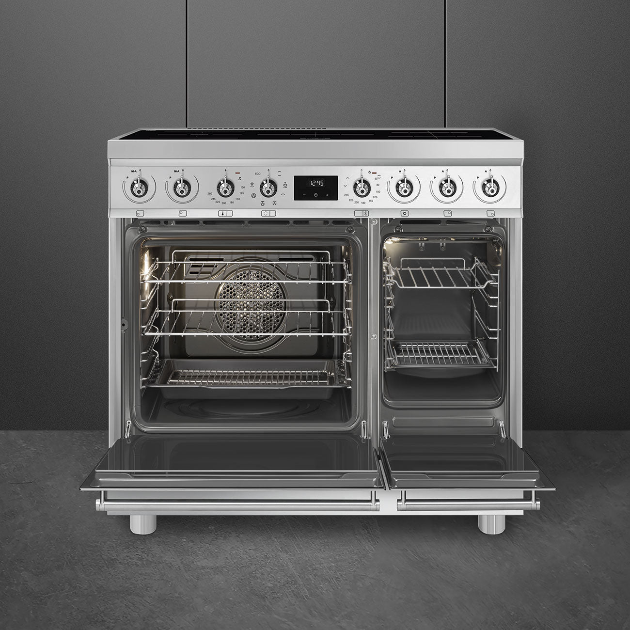 Smeg C92IMX2 90cm Classic Induction Range Cooker - Stainless Steel