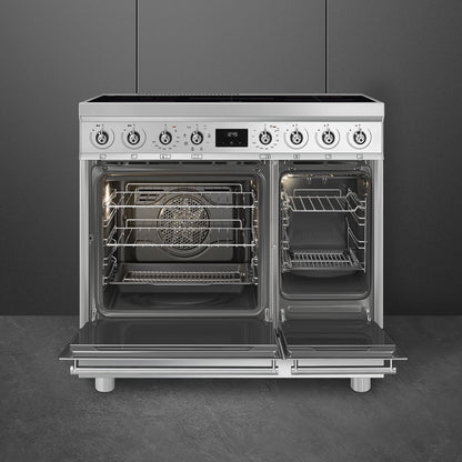 Smeg C92IMX2 90cm Classic Induction Range Cooker - Stainless Steel