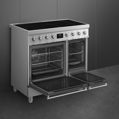 Smeg C92IMX2 90cm Classic Induction Range Cooker - Stainless Steel