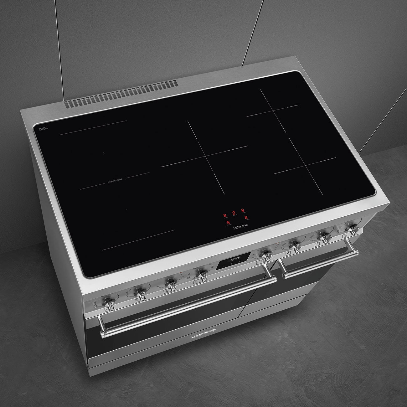Smeg C92IMX2 90cm Classic Induction Range Cooker - Stainless Steel
