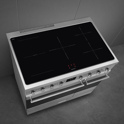 Smeg C92IMX2 90cm Classic Induction Range Cooker - Stainless Steel