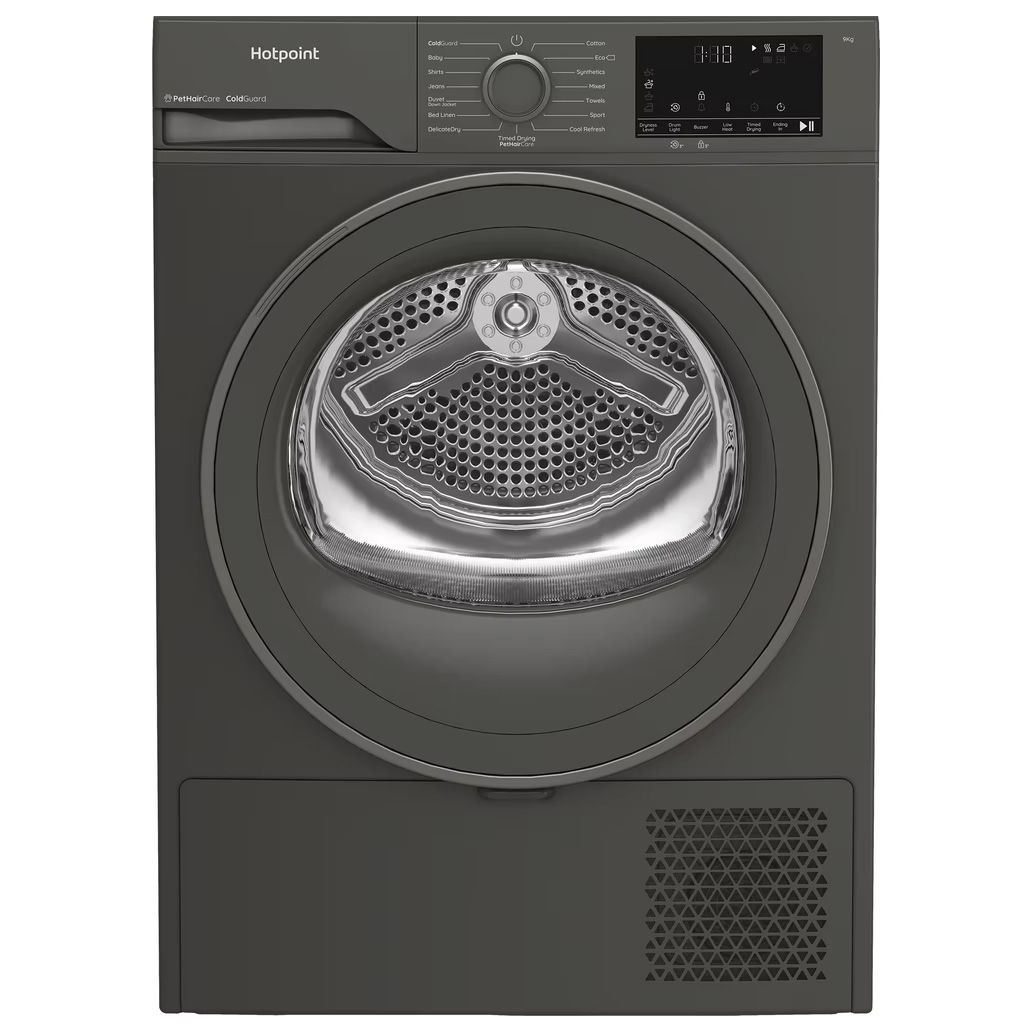 Hotpoint C HSD 82M GG UK 8kg Heat Pump Tumble Dryer - Dark Grey