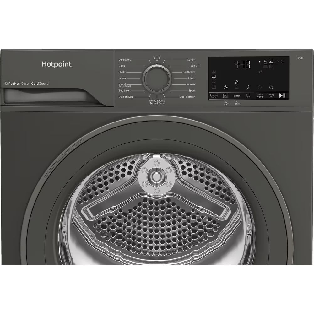 Hotpoint C HSD 82M GG UK 8kg Heat Pump Tumble Dryer - Dark Grey