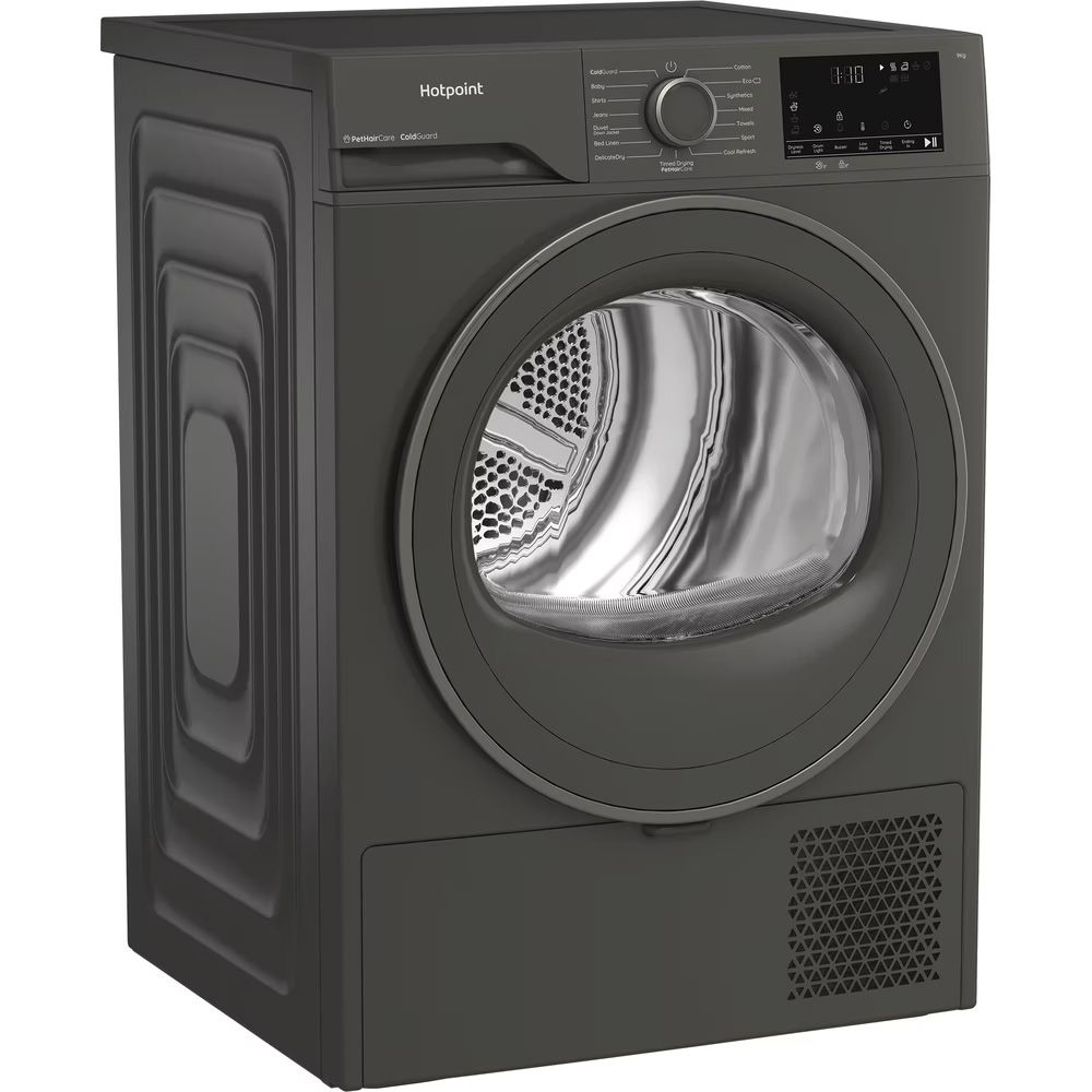 Hotpoint C HSD 82M GG UK 8kg Heat Pump Tumble Dryer - Dark Grey