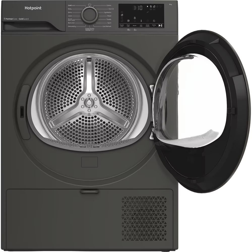 Hotpoint C HSD 82M GG UK 8kg Heat Pump Tumble Dryer - Dark Grey