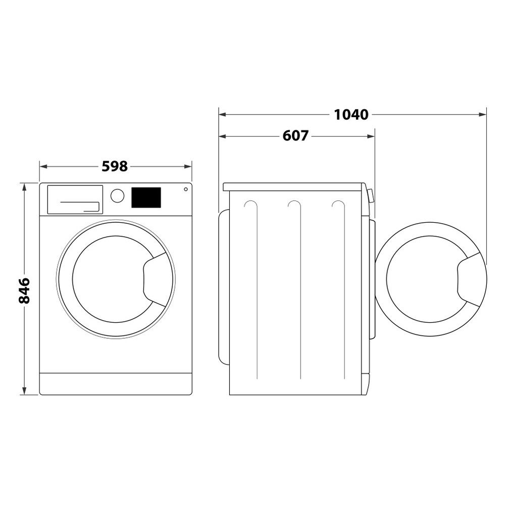 Hotpoint C HSD 82M GG UK 8kg Heat Pump Tumble Dryer - Dark Grey