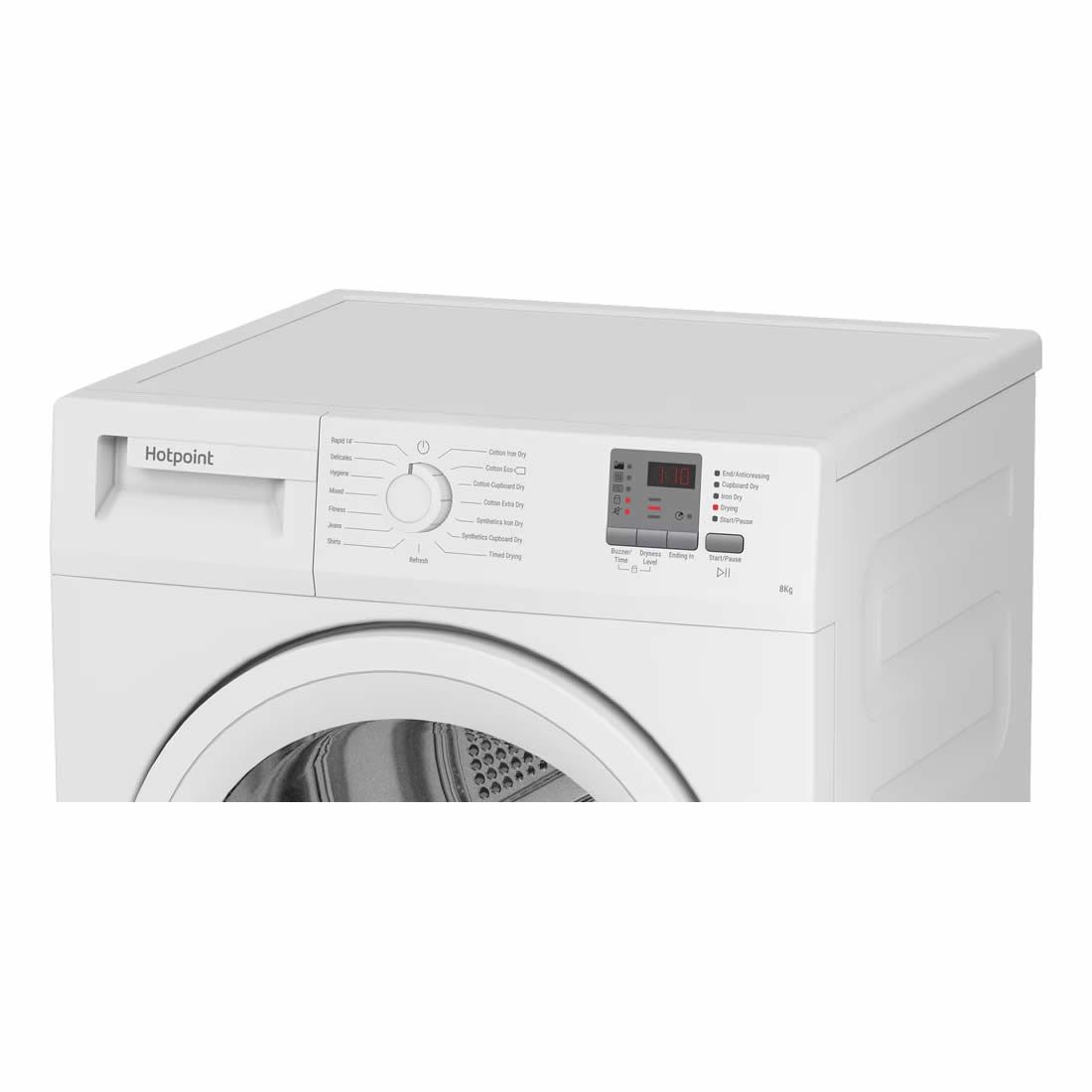 Hotpoint CHDC82WWGDUK 8kg Condenser Tumble Dryer - White