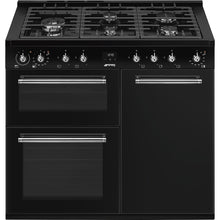 *DISPLAY MODEL* Smeg CX103GMBL Classic 100cm Dual Fuel Range Cooker - Black
