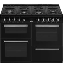 *DISPLAY MODEL* Smeg CX113GMBL Classic 110cm Dual Fuel Range Cooker - Black