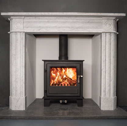 Clock Blithfield 5 Multi-Fuel Stove - Metallic Black