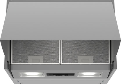 Neff D64MAC1X0B N30 60cm Integrated Cooker Hood - Silver