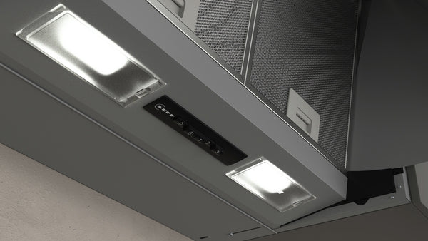 Neff D64MAC1X0B N30 60cm Integrated Cooker Hood - Silver