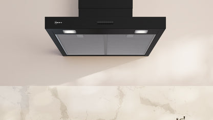 Neff D65BCC2S0B N50 Series 60cm Chimney Cooker Hood - Matt Black