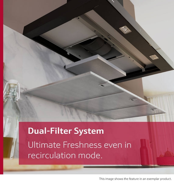 Neff D65BCC2S0B N50 Series 60cm Chimney Cooker Hood - Matt Black