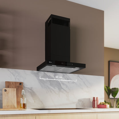 Neff D67BDN2S0B N70 Series 60cm Chimney Cooker Hood - Matt Black