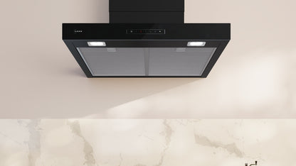 Neff D67BDN2S0B N70 Series 60cm Chimney Cooker Hood - Matt Black