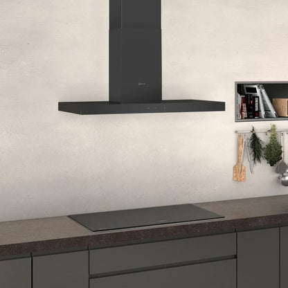 Neff D94BHM1S5B N50 90cm Slimline Chimney Cooker Hood - Black
