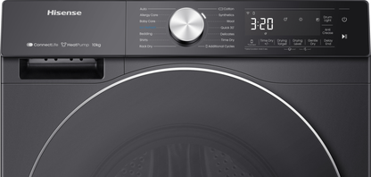 Hisense DH5S102BB 10kg Heat Pump Tumble Dryer - Black