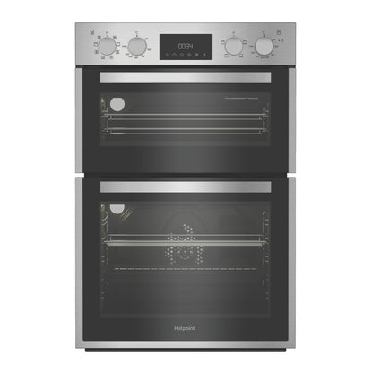 Hotpoint DIH82DIX 60cm Double Electric Oven - Inox
